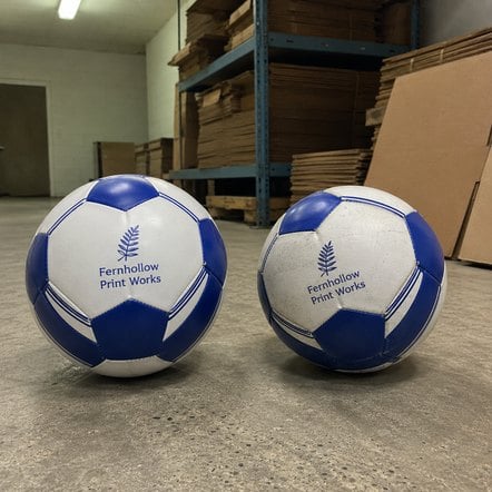 Branded soccer balls for clubs