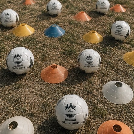 Customized soccer balls for camps and clinics